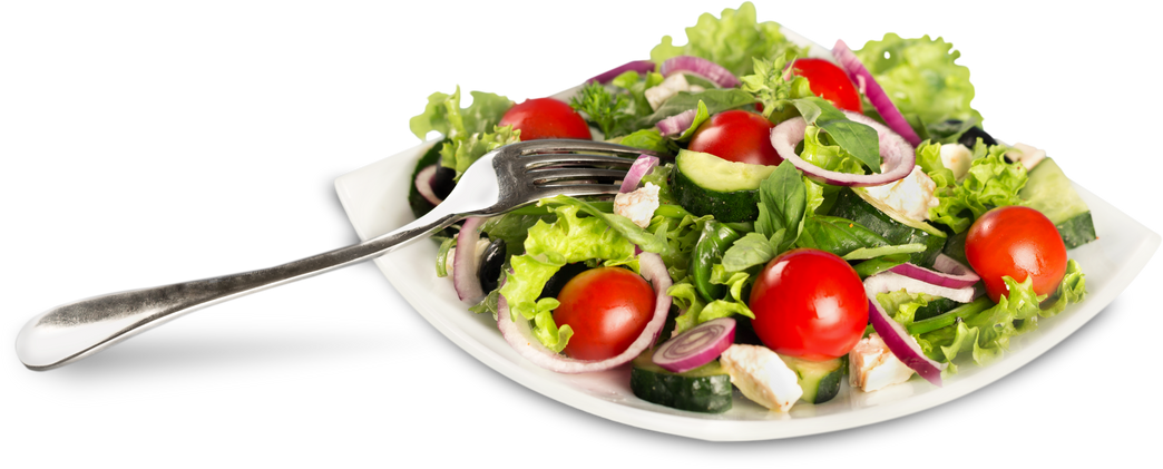 Healthy Salad with Transparent Background